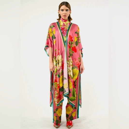 ARATTA - Boho Lux Beaded My Valentine Kimono