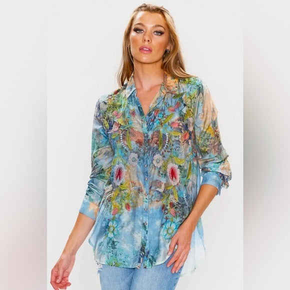 ARATTA Valeria Boho Chic Embroidered Blouse