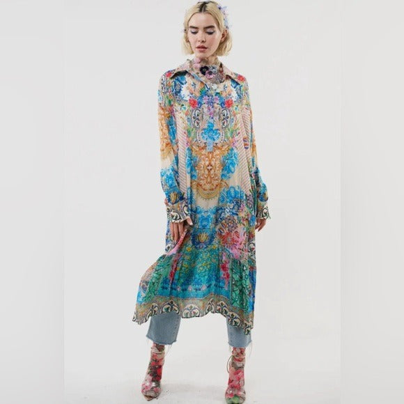 ARATTA Vibrant Boho Chic Sophia Dress Unique