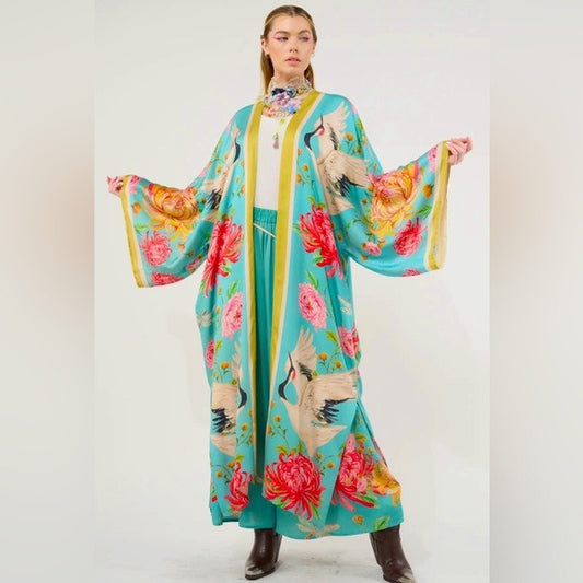 ARATTA Legend of the Crane Maxi Kimono