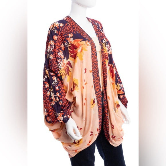 Anthropologie SAACHI Mixed Floral Printed Kimono